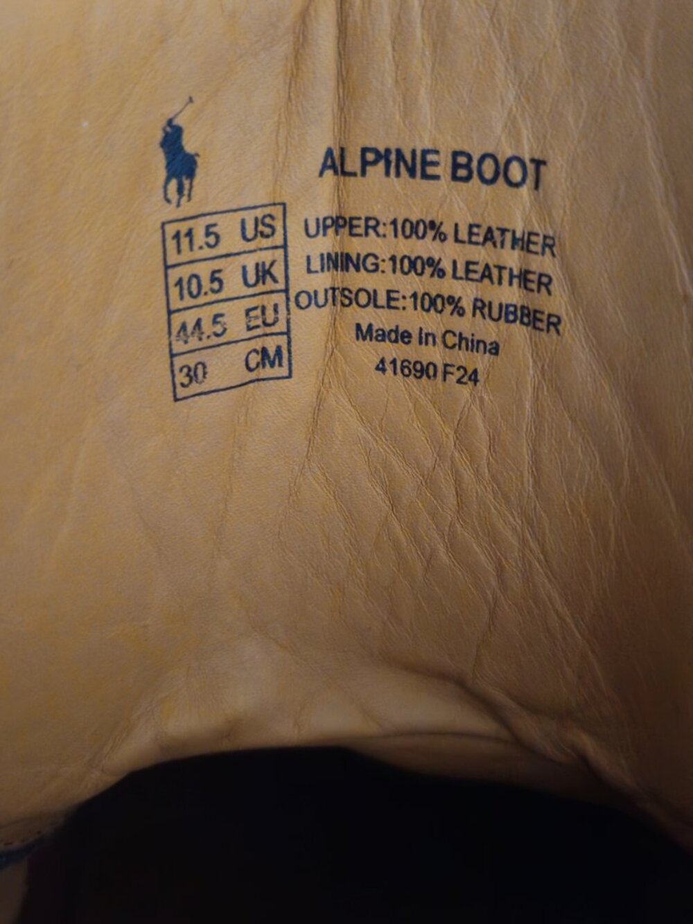 Polo Ralph Lauren Suede Hiking Boots - Picture 10 of 11